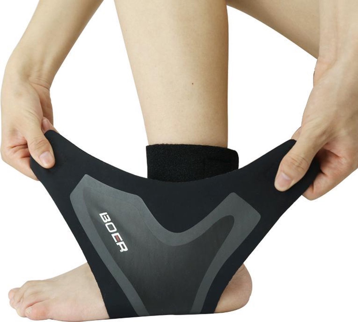 Boersport | Elastische enkelbrace voor Sporten | Links |Maat (39-41) | M