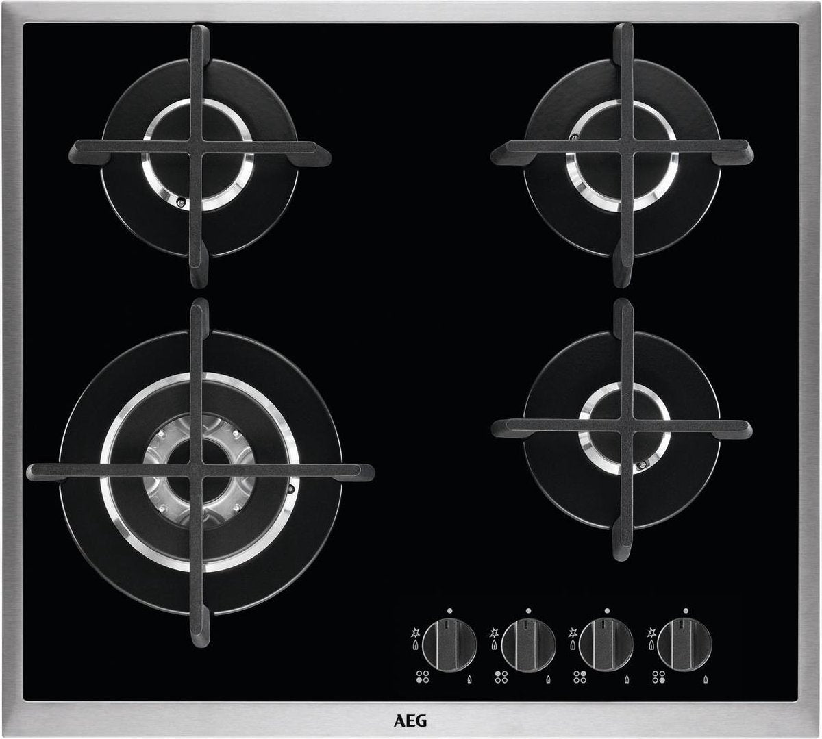 AEG HG694550XB Ingebouwd Gas Zwart