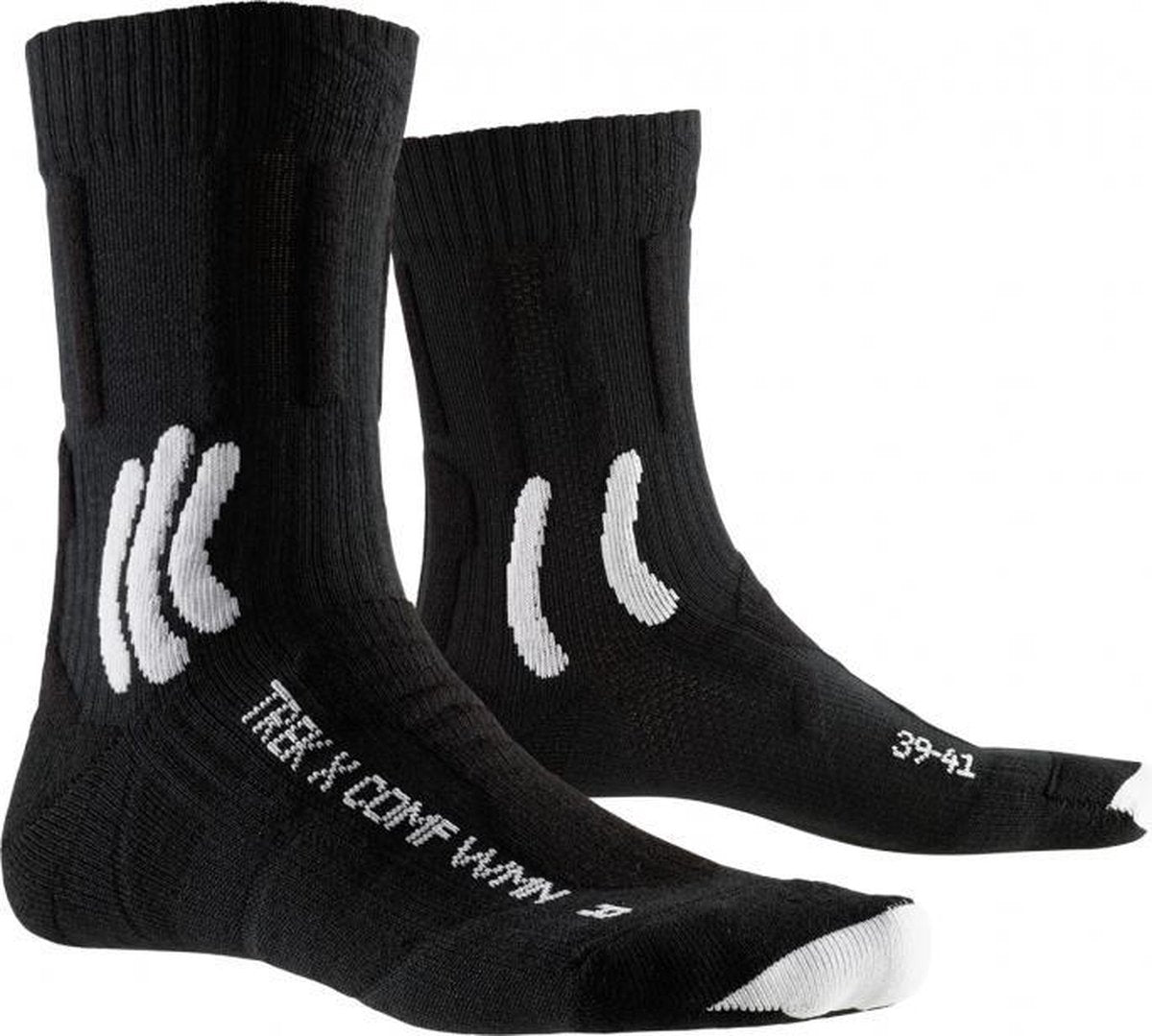 X-Socks - Sokken - Dames - Wandelsokken - Trek X Comf - Zwart/Wit - Maat: 35-36