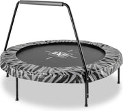 EXIT Tiggy junior trampoline met beugel ø140cm - zwart/grijs
