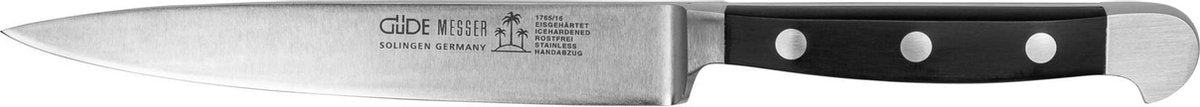 Güde Alpha ham mes 21 cm POM zwart 1765/21