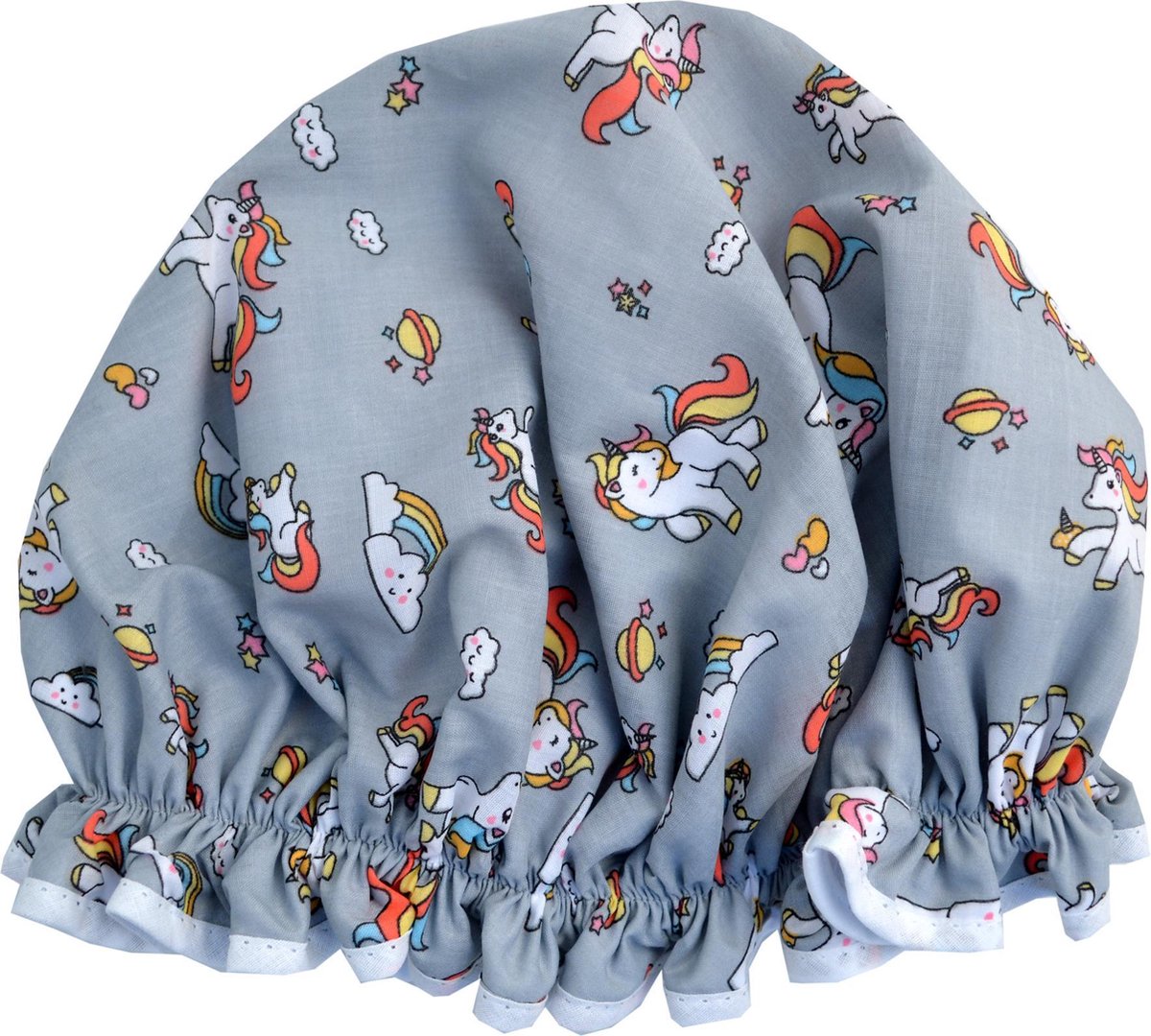 Vagabond Traditionele Engelse Douchemuts - Unicorns Grey