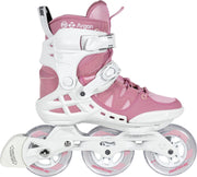 Powerslide Phuzion Argon Rose  Inlineskates - Maat 41 - Vrouwen - wit/roze