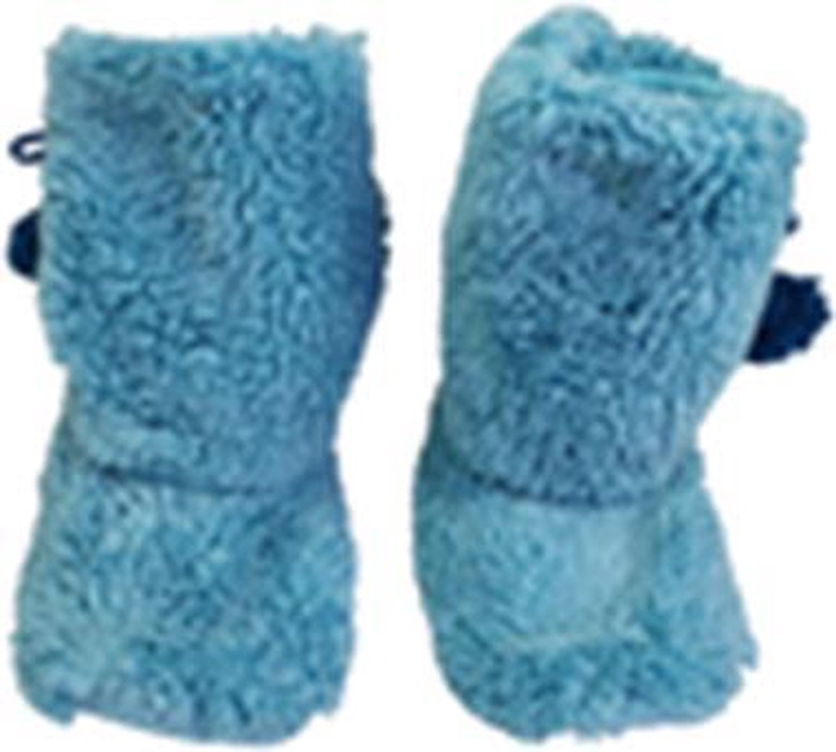 Hoog model pantoffel balletjes - Blauw - Maat 41/42