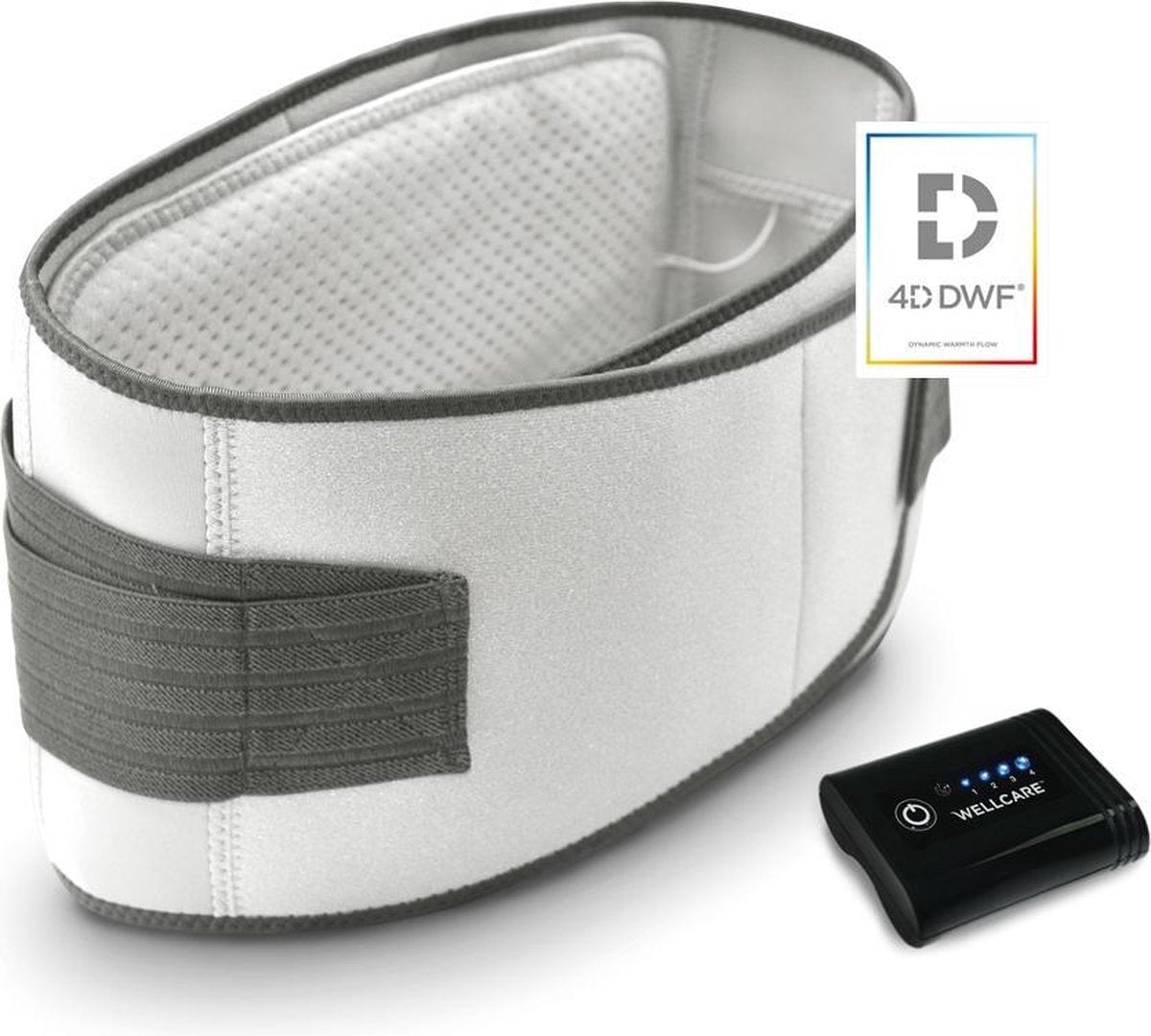 Wellcare MHB10 - Draadloze Mobiele Verwarmingsgordel - 3 in 1 - Wit