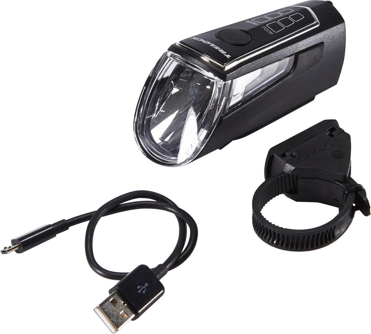 Koplamp Trelock LS560 I-Go Control - 50 Lux - Incl. houder