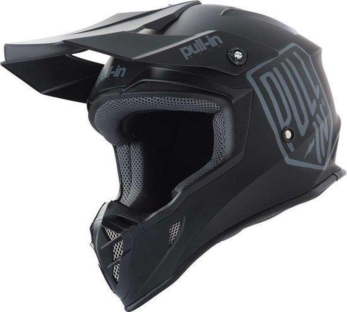 Pull-In Crosshelm Solid Mat Grey 2021- 61/62cm - XL