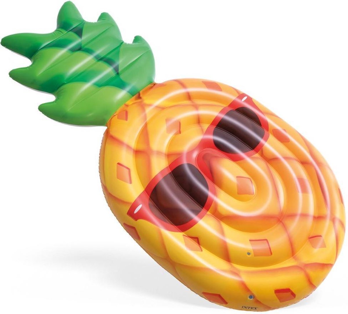 Intex Luchtbed Ananas 226 X 119 Cm Vinyl Oranje/groen