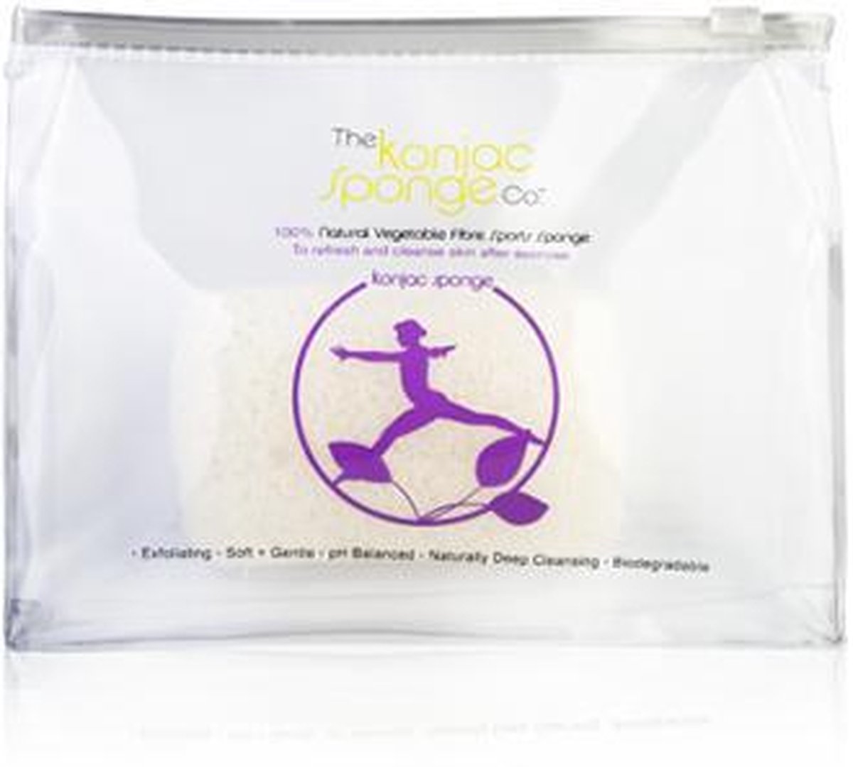 Konjac Sponge Lilac Lady Sports Sponge