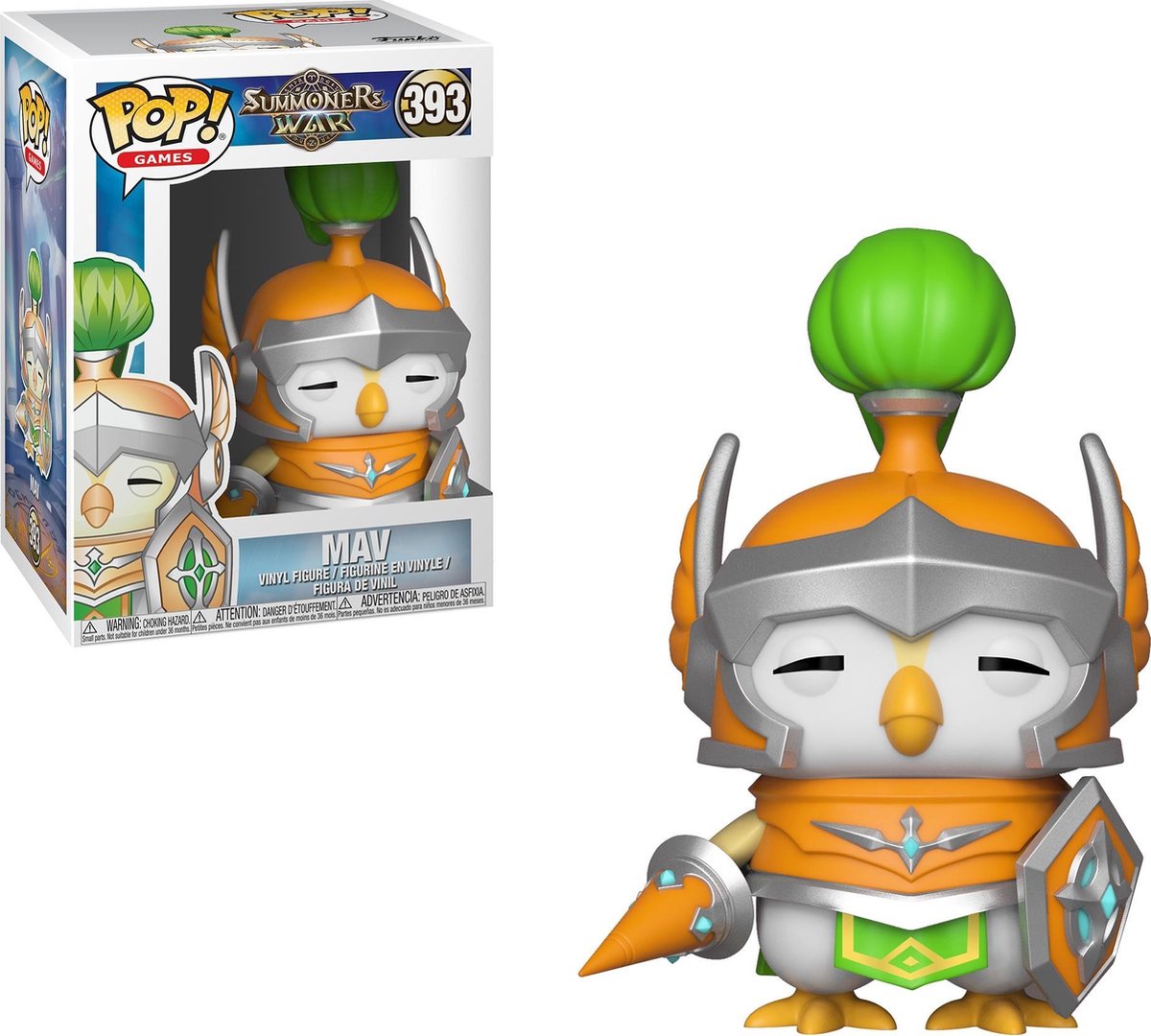 Beeldje Funko Pop! Summoners War: Penguin Knight (groen)