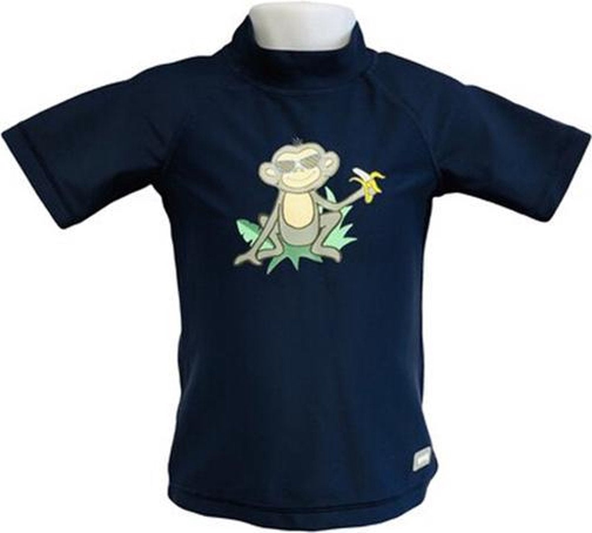 Banz Shirt Rash Met Korte Mouwen Junior Jungle Navy 84 Cm