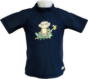 Banz Shirt Rash Met Korte Mouwen Junior Jungle Navy 76 Cm