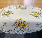 Tafelkleed - Zonnebloem - Rond 60  cm