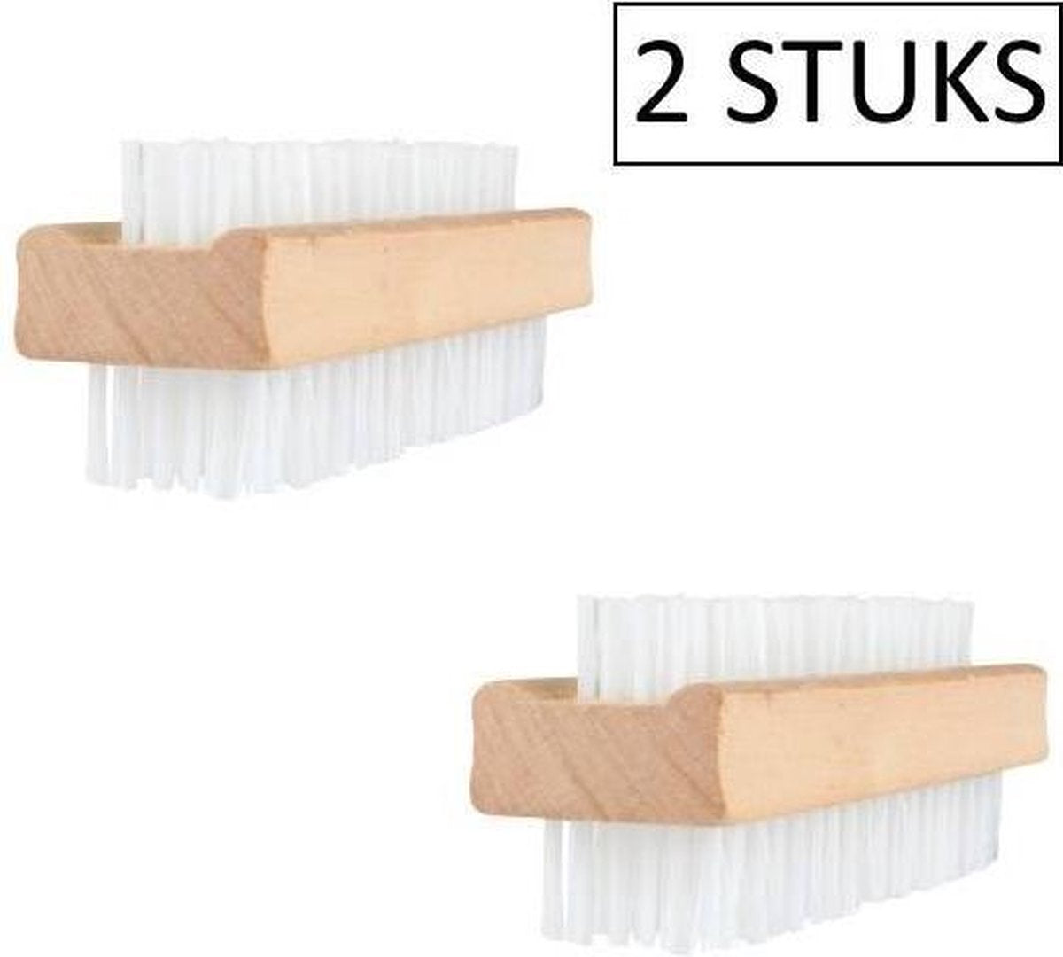 Nagelborstel Hout (2 stuks)