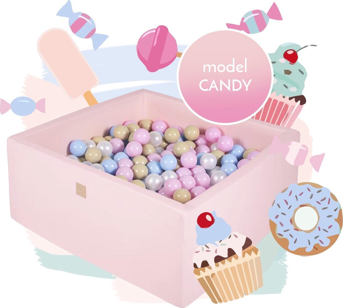 Ballenbak Set met 300 ballen - Candy Set