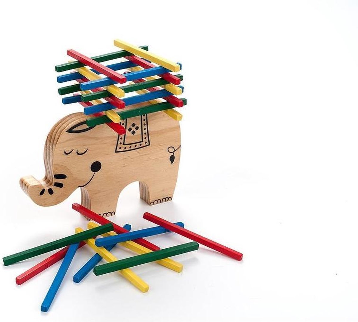 Longfield Games Evenwichtsspel Olifant Hout