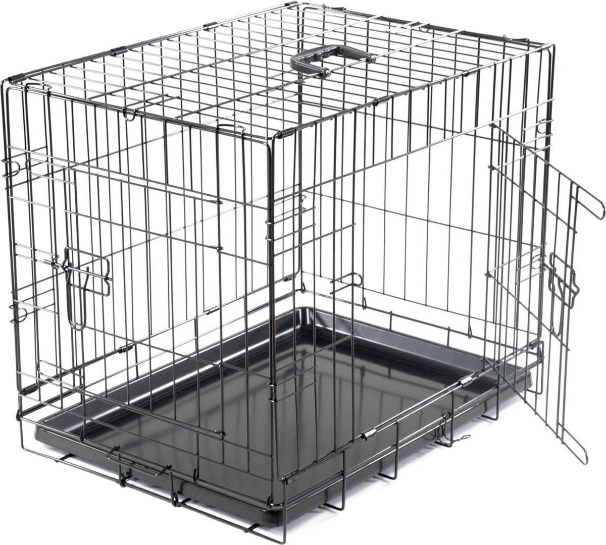 Vadigran Bench Honden Opvouwbaar Classic Zwart - 122x75x81cm