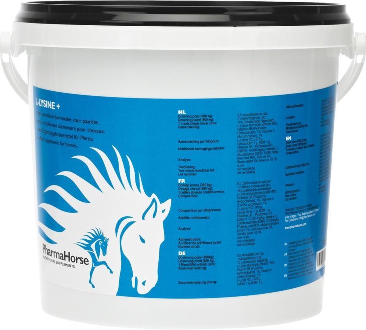 PharmaHorse L-lysine - 1000 gram