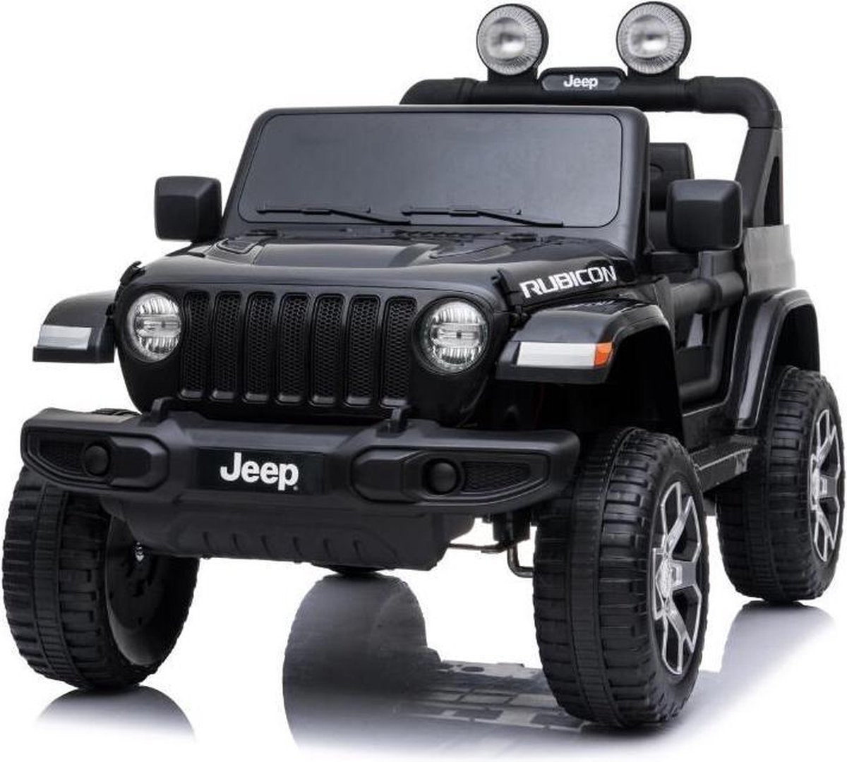Jeep Wrangler - Elektrische Kinderauto - Accu Auto - Sterke Accu - Afstandbediening - Zwart