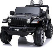 Jeep Wrangler - Elektrische Kinderauto - Accu Auto - Sterke Accu - Afstandbediening - Zwart