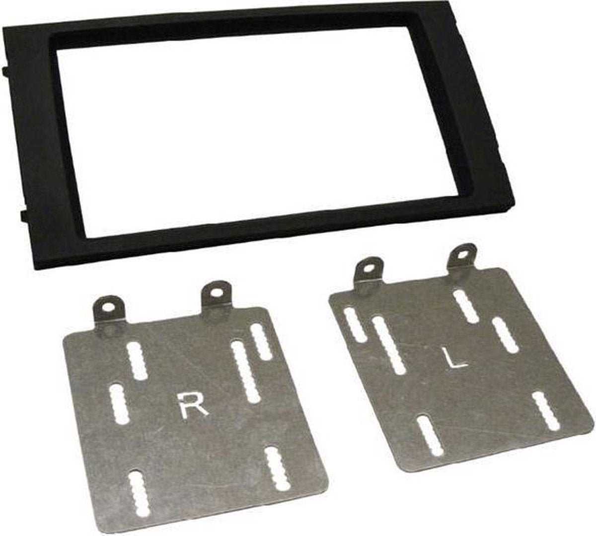 2-DIN frame ECO FRAME SEAT Ibiza 2015- Zwart met oem navi