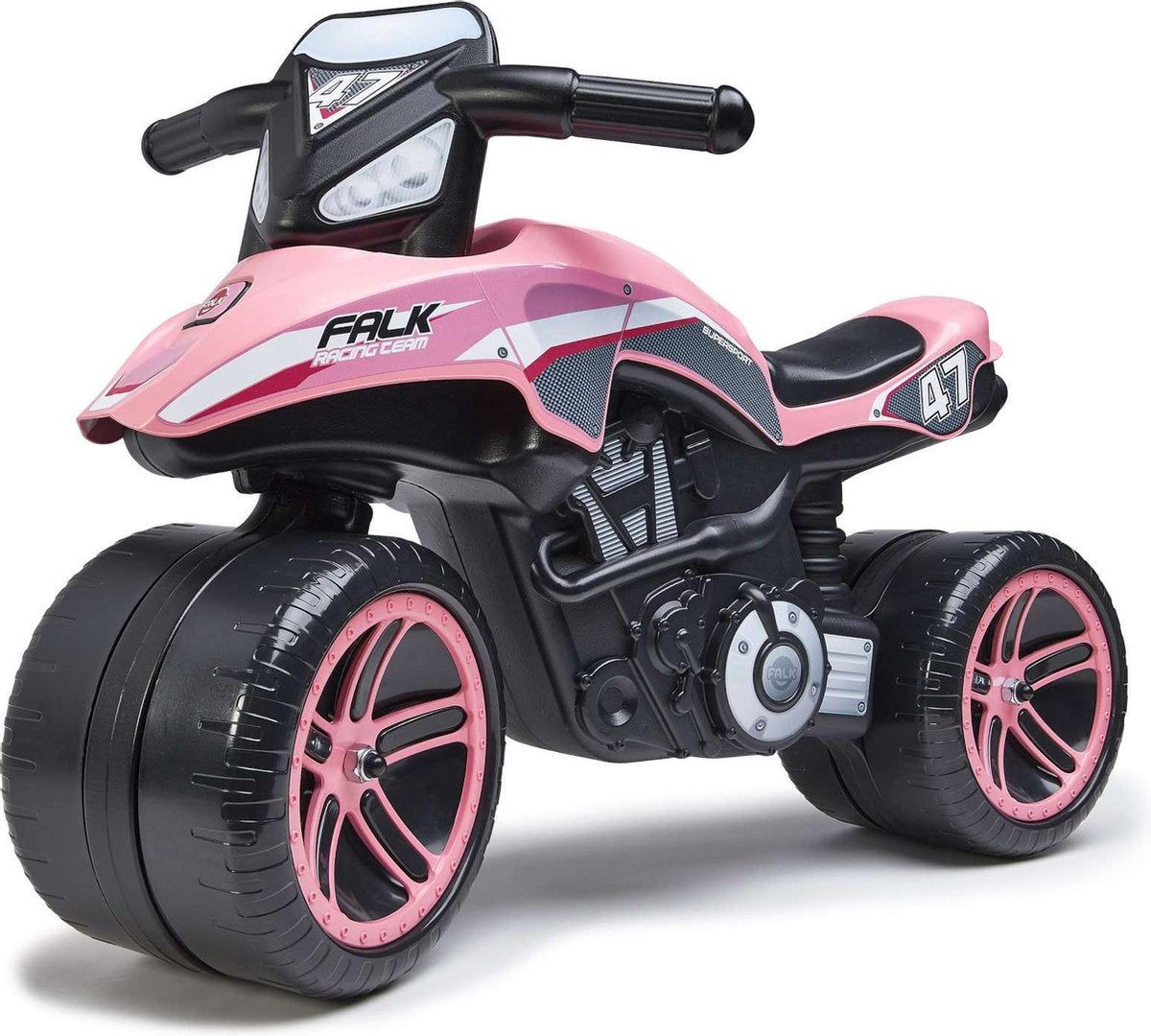 Falk Racing Team Moto - Unisex - Roze - Loopfiets