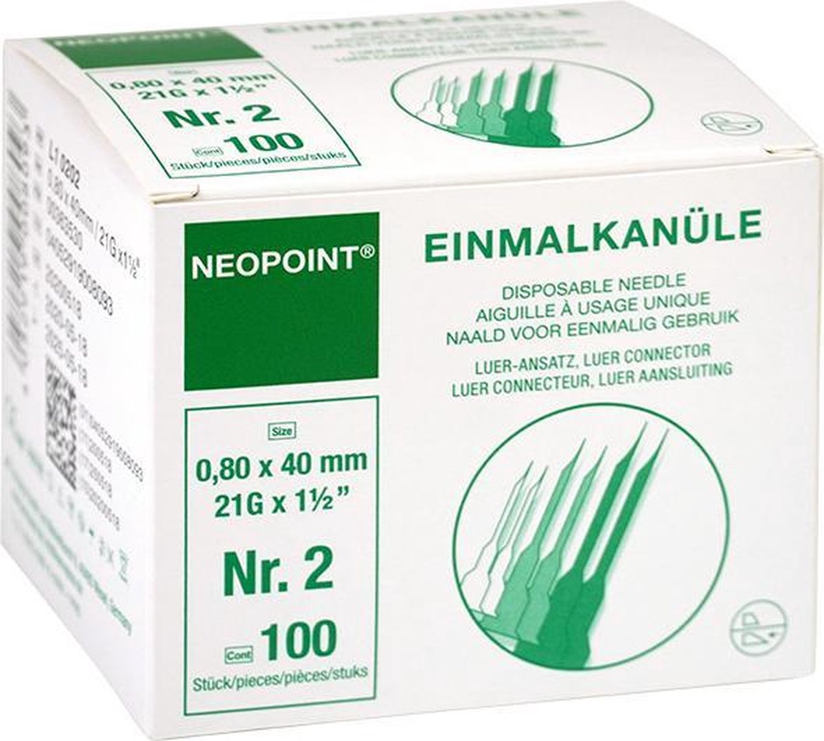Neopoint Naalden Nr. 2 Groen 0