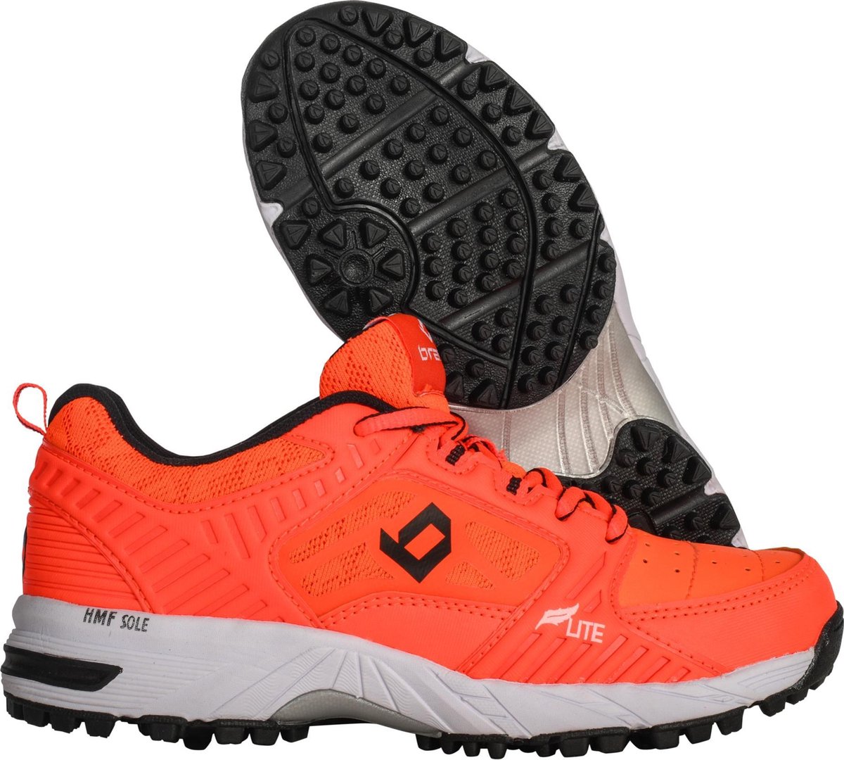 Brabo Tribute Unisex Hockeyschoenen - Neon Orange - Maat 30