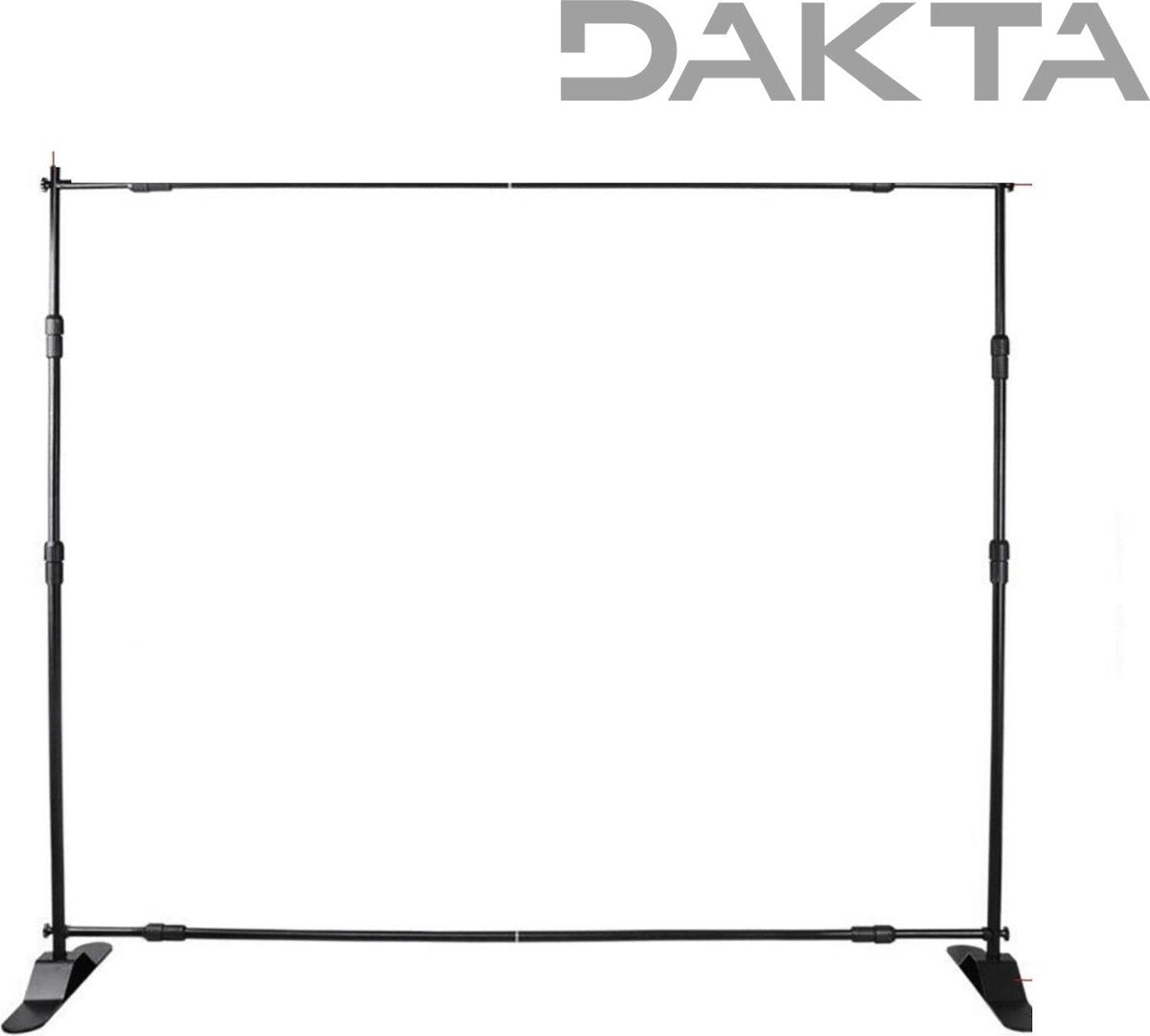 Dakta® Achtergrond banner | Muur | Foto | Verstelbaar | Achtergronddoek | Stand | Huiskamer | Verlichting | Portret | Fotografie | Promoties