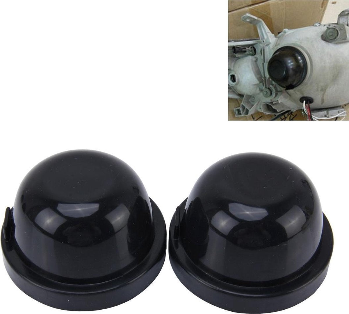 2 STKS Universele Auto LED Koplamp HID Xenon Lamp Siliconen Stofkap Seal Caps voor Auto Retrofit