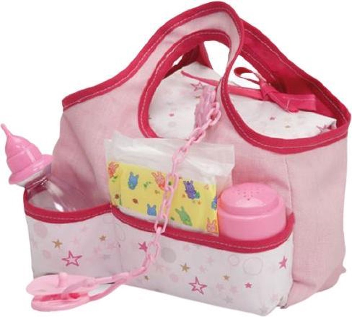 Falca Verzorgingsset Poppen Mis Cositas 23 X 25 Cm Roze/wit