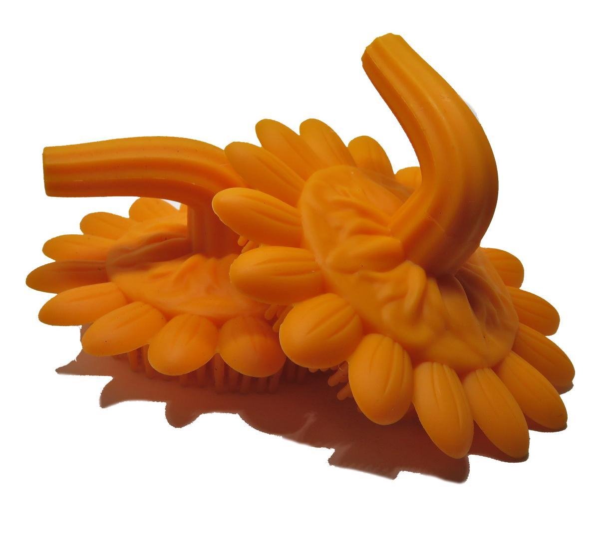 Bad borstel silicone - 2 st. - massage spons - douche borstel - dry brush - massage borstel - scrub lichaam - bad spons - huidborstel