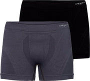 Underun Boxer Duo Pack Zwart/Grijs - Hardloopondergoed - Sportondergoed - S