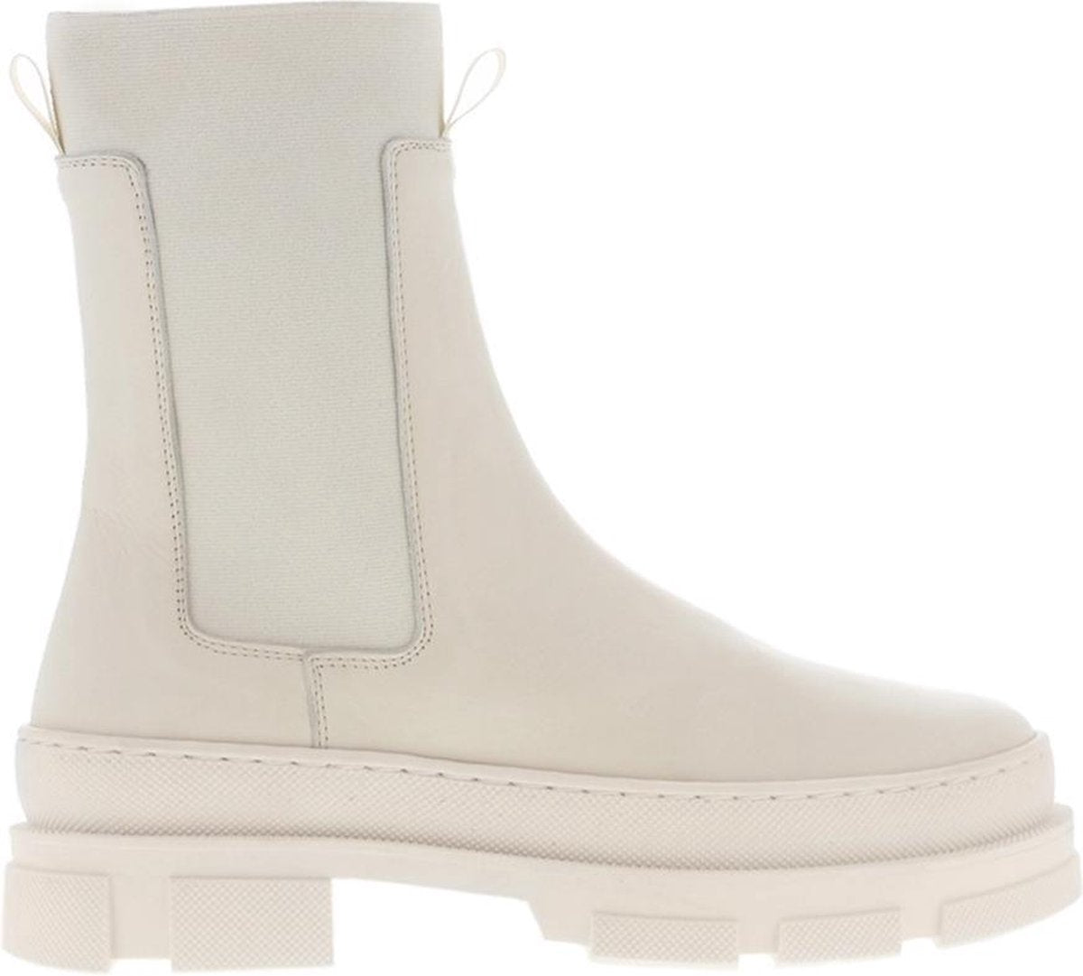 Tango | Romy welt new 1-b bone white leather chelsea boot - bone white sole | Maat: 42