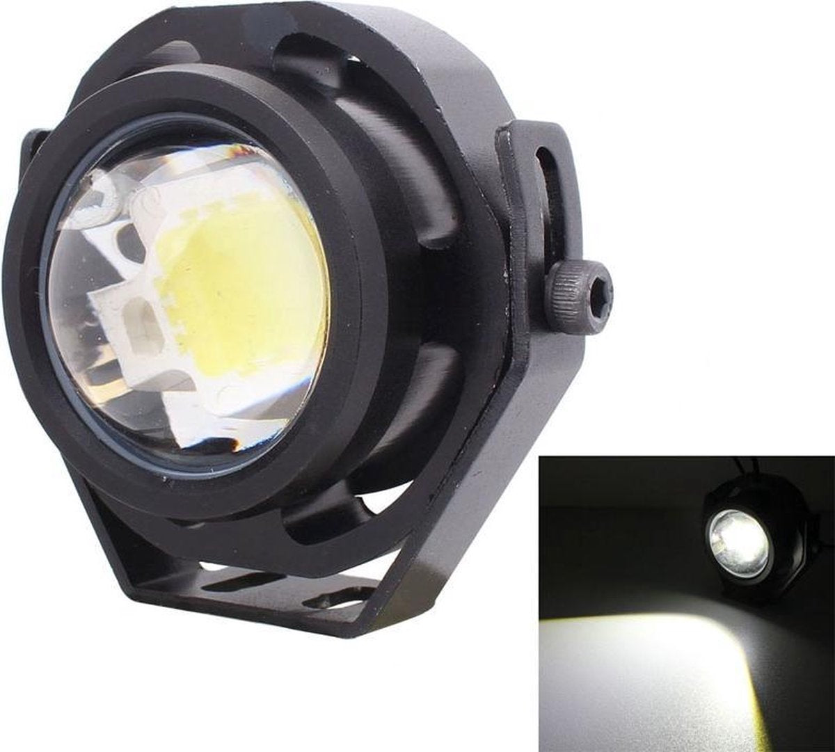 10 W 500LM Wit Licht 6500 K COB LED Wired Hexagon Eagle Eyes Auto Mistlamp
