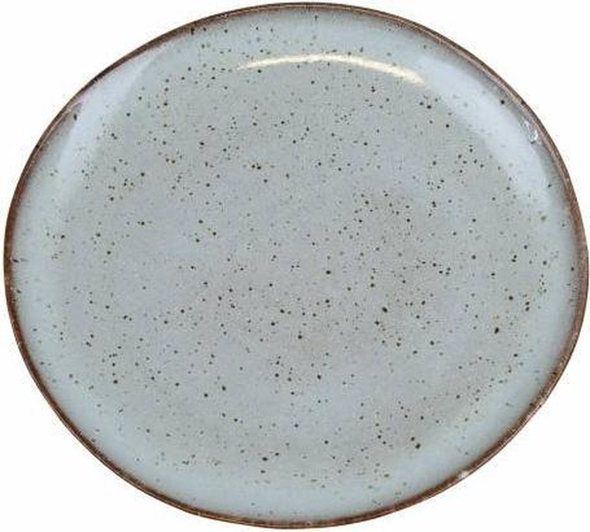Supervintage Kitchen Trend Stoneware servies | Ontbijtbord | Zeegroen |  22 cm  | Aardewerk