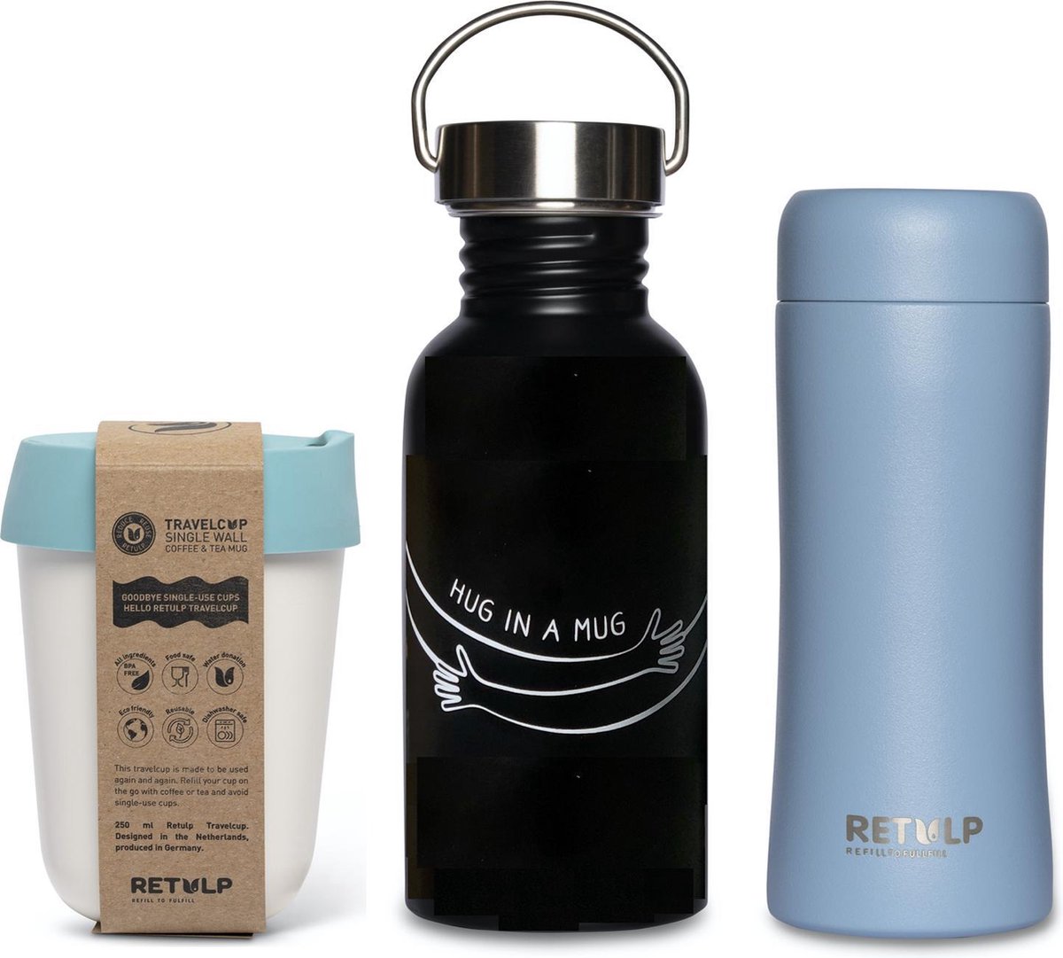 Retulp - Voordeel pakket Limited Edition - Drinkfles - Thermosfles - Travel Cup