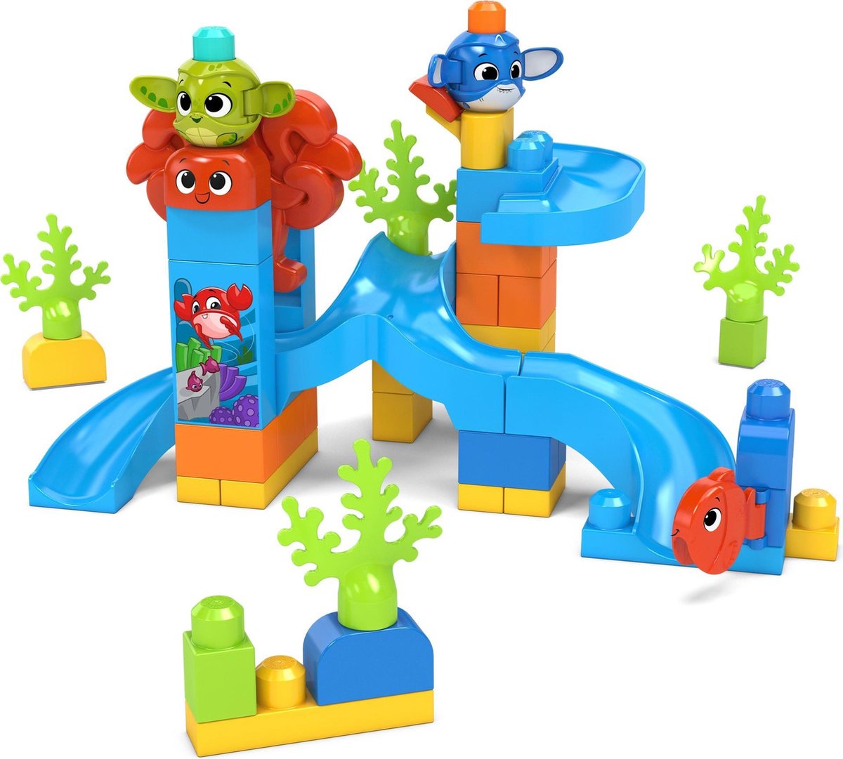Fisher Price Mega Bloks -  Peek a Block Onderwater Avontuur Bouwset