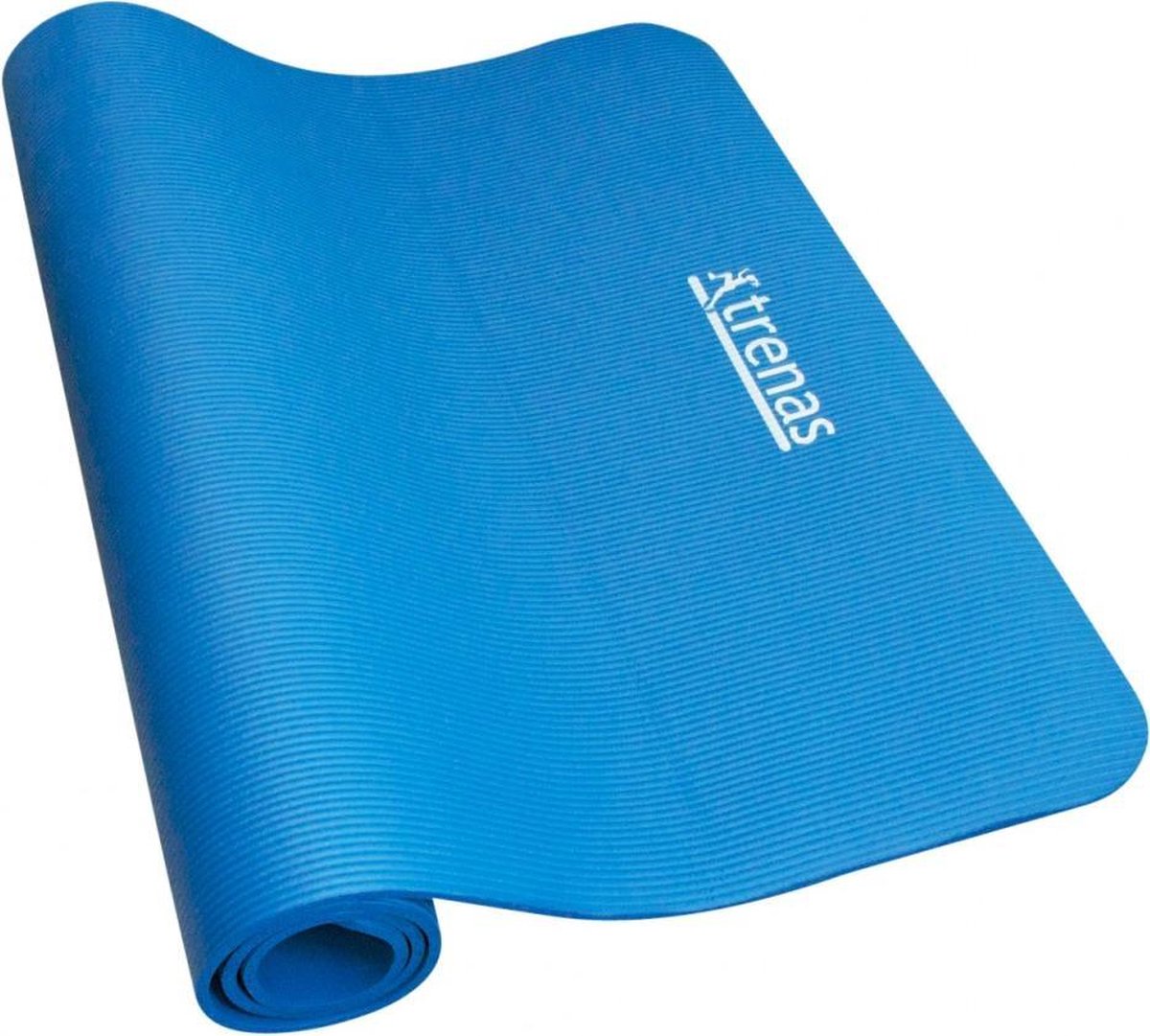 eSam® - Gymnastiekmat - Trainingsmat - Fitnessmat - Mat - 190 cm lang x 100 cm breed x 1 cm dik - Blauw