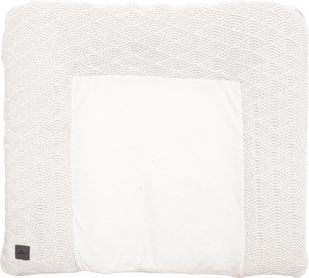 Jollein Aankleedkussenhoes River Knit 75x85cm - Cream White