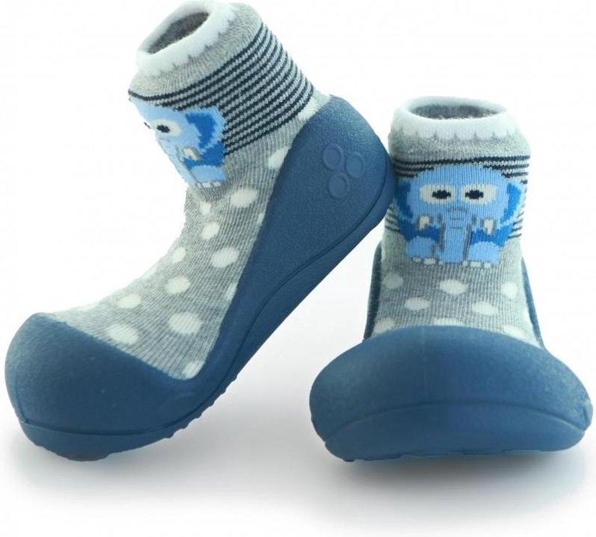 Attipas ZOO blauw  babyschoenen