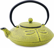 Theepot - Gietijzeren theepot - Dragonfly groen  - 800 ml