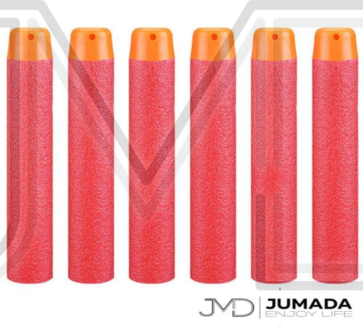 Universele Dartpijltjes geschikt voor NERF Blasters - Pijltjes - Darts - Bullets - 10 stuks - Rood