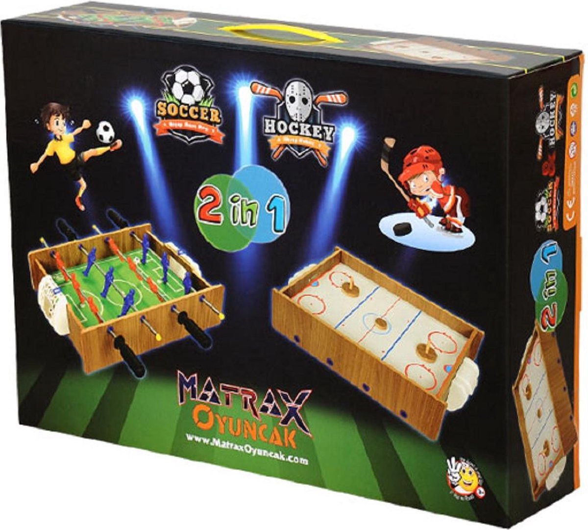 Matrax-Houten-Hockey & Voetbal Spel-32