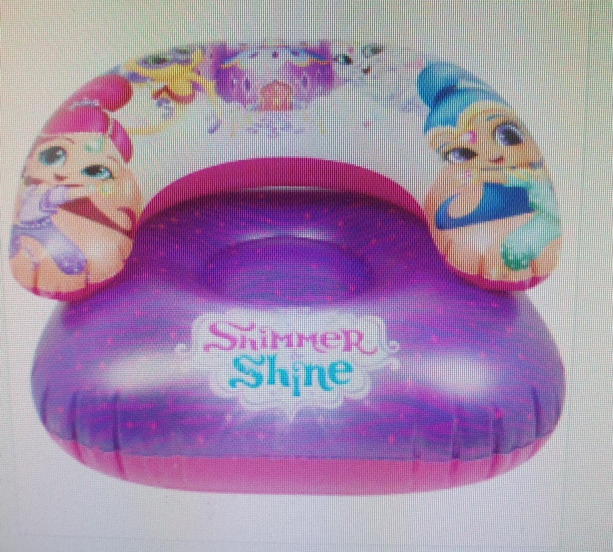 Stoel opblaasbaar Shimmer and shine