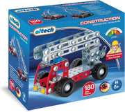 Eitech Constructieset Brandweerauto Staal Zilver/rood 182-delig