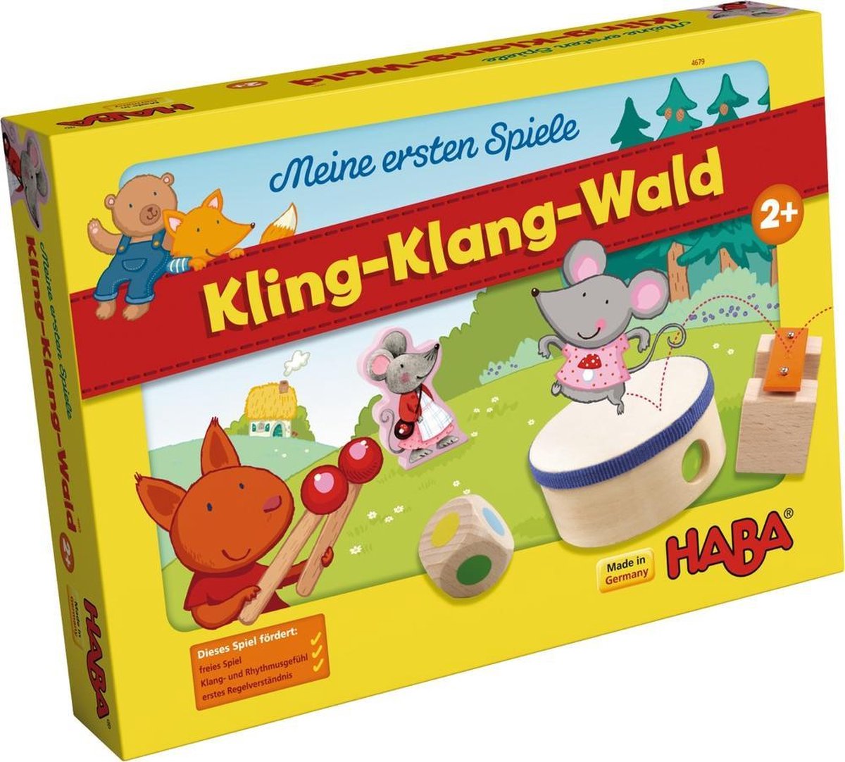 Speelgoed | Wooden Toys - Spel - Mijn Eerste Spel - Kling-Klang-Bos (Duitse Verp
