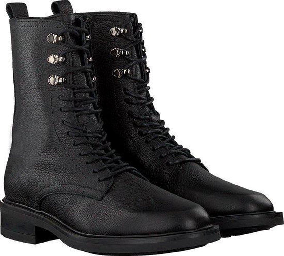 Bronx dames veterboot 47263 - zwart - maat 38
