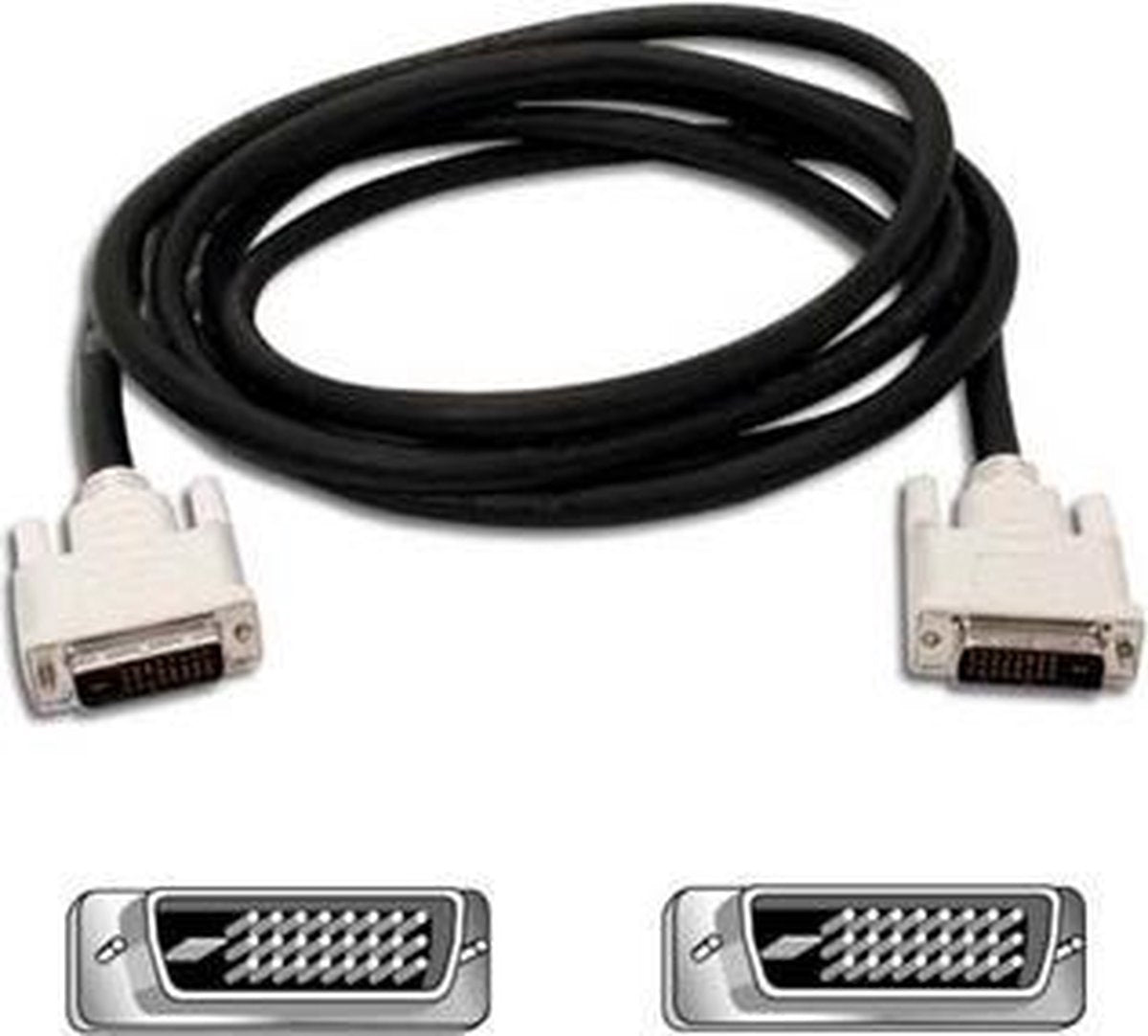 Belkin - DVI-kabel - dubbele verbinding - DVI-D (M) naar DVI-D (M) - 1.8 m - gevormd