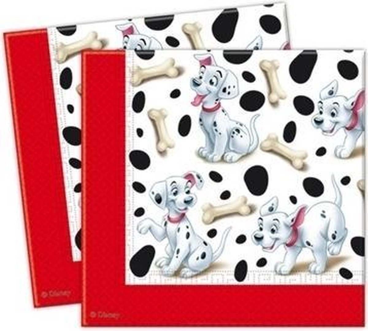 101 dalmatiers servetten - 20 stuks